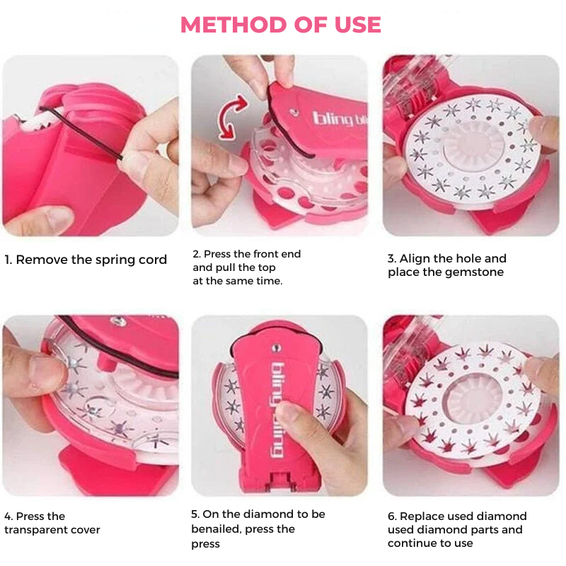 Blinger Gem nietmachine : Versier uw accessoires met glans