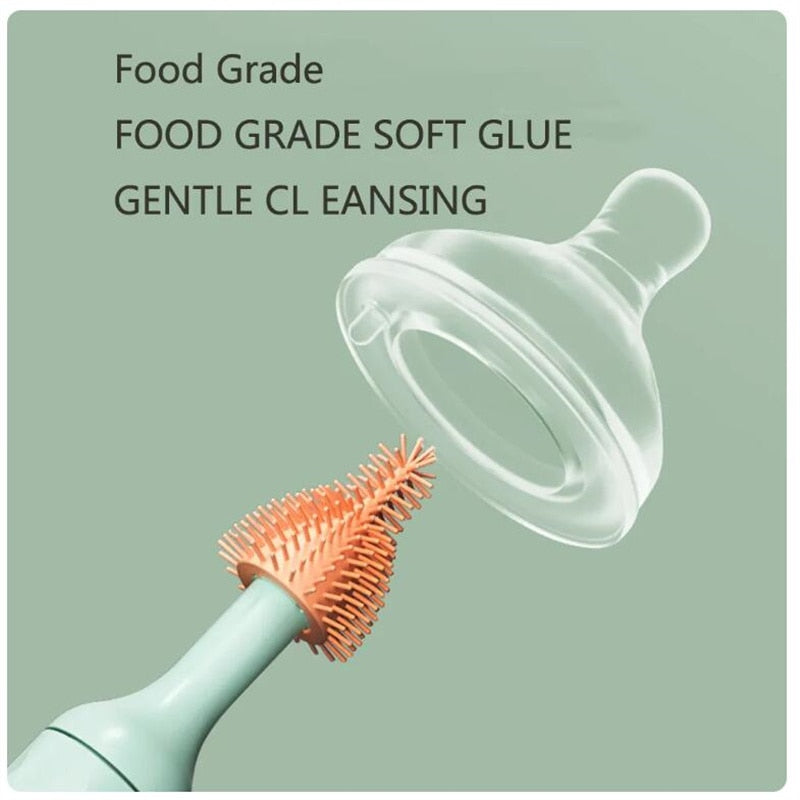 Perie electrică din silicon